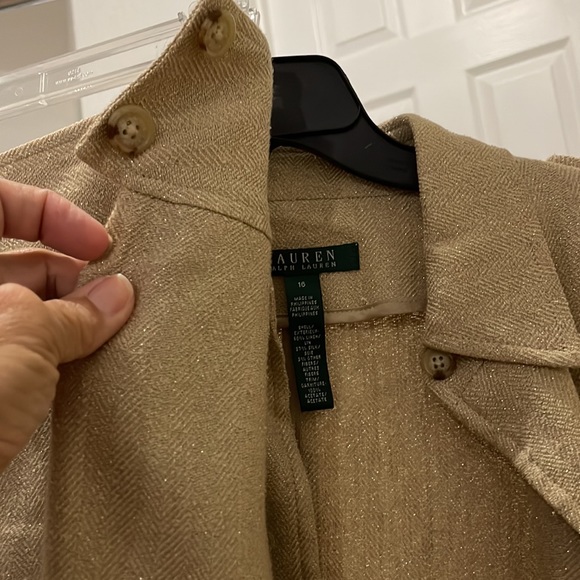 Tan Women's Jacket - Picture 6 of 7